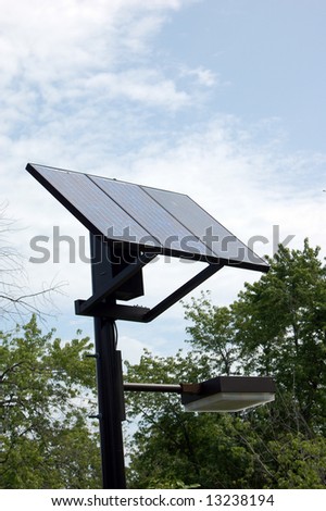 street lamp which using solar energy