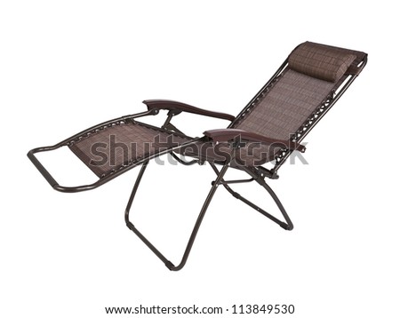 Steel rocking chair a nice home furniture isolated on white background