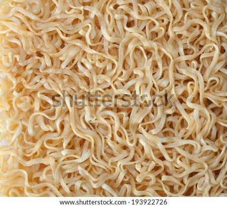 Dried noodle as background