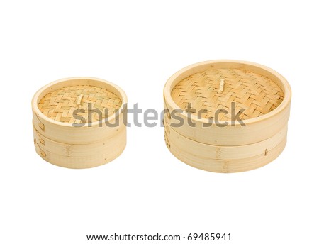Asian Food Containers on Bamboo Round Container Shape For Steaming Asian Food  Japanese Chinese