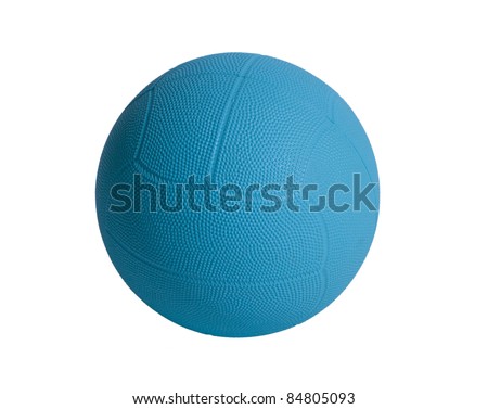 Blue dodge ball one kind of sports