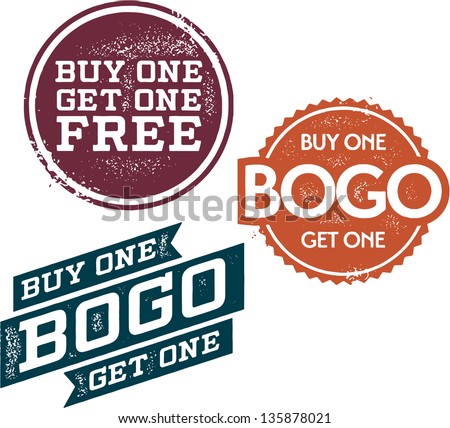 Buy One Get One Free Stamps