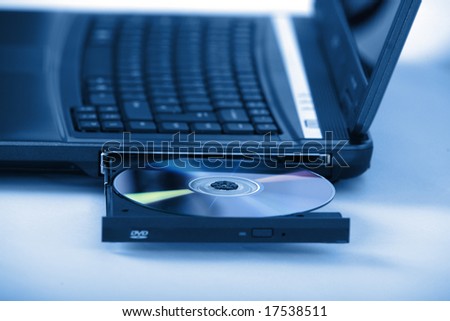 cd in the tray