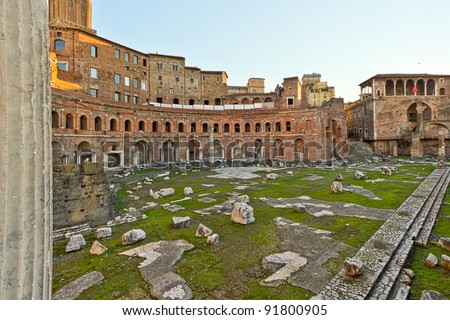 One of the many ancient historical places to see in the city of Rome