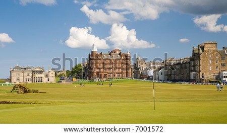 1st Hole at St Andrews, Scotland
