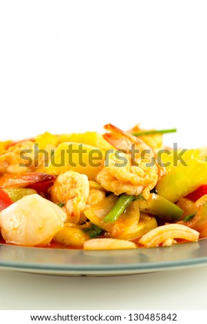 sweet and sour shrimp