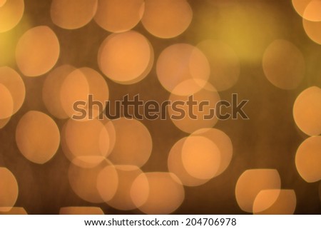 abstract golden and yellow circle bokeh background