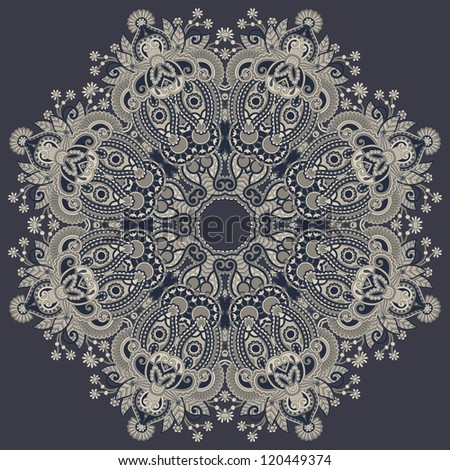 Circle ornament ornamental round lace Circle ornament ornamental round lace
