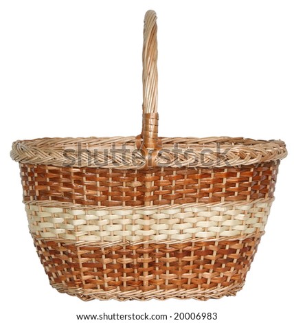 Green Wicker Basket