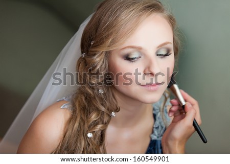 Wedding Day Makeup Of Beautiful Bride