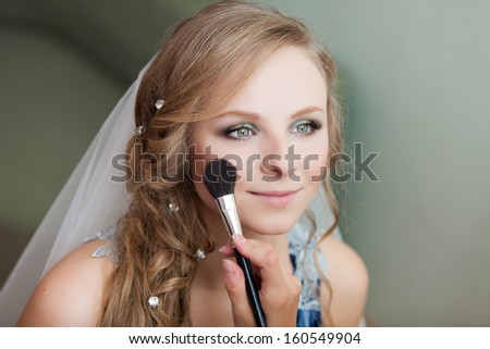 Wedding Day Makeup Of Beautiful Bride