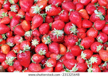 texture of a strawberry photographed close up