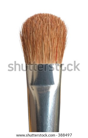 Isolated makeup brush. accessories