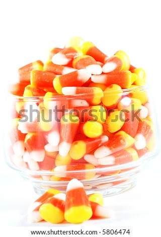 candy-dish of candy corn