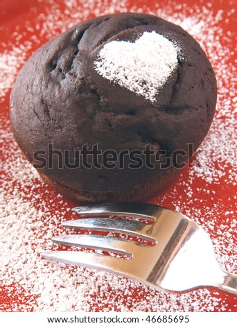 low fat and sugar free chocolate cupcake