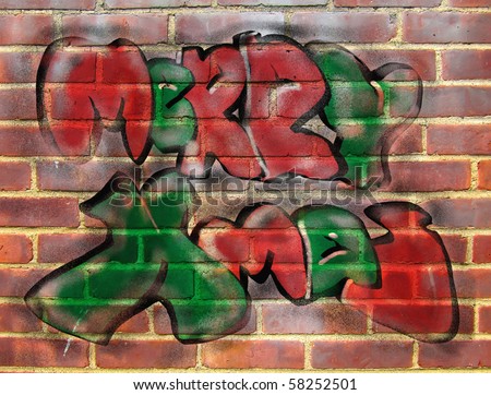 http://image.shutterstock.com/display_pic_with_logo/70219/70219,1280708856,3/stock-photo-original-graffiti-illustration-of-merry-xmas-layered-with-a-photograph-of-a-brick-wall-58252501.jpg