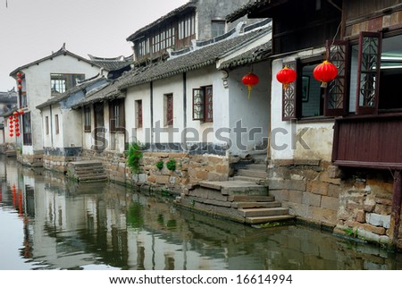 China,Shanghai water village Zhouzhuang