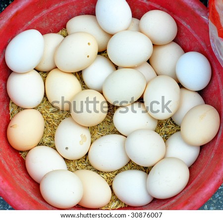 China street market eggs