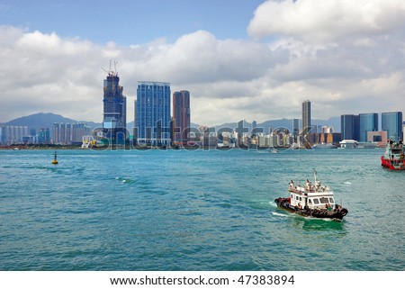 China, Hong Kong bay