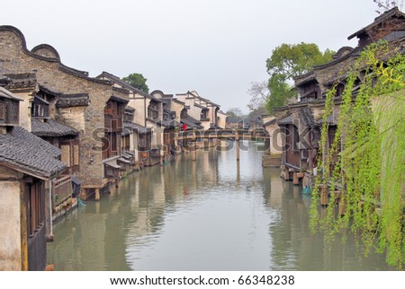 The China that anyone dreams Shanghai Xizha old village