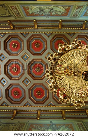 Rome Quirinale building room ceiling decoration