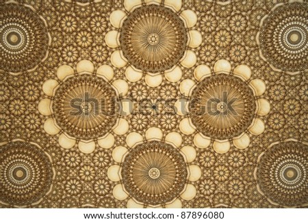 Oriental mosaic detail - Hassan II Mosque - Casablanca - Best of Morocco