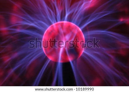 energy/plasma ball close up