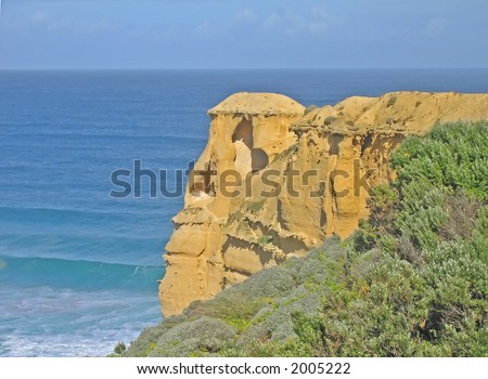 Australian coastline view (Great Ocean Road, Victoria, Australia)