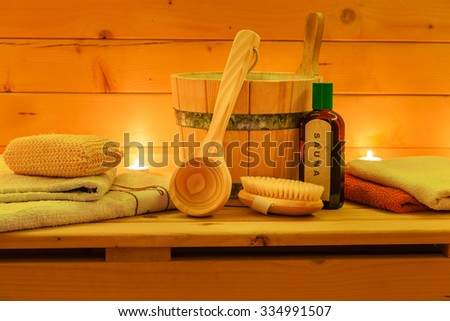 Wooden Sauna and Sauna Accessories