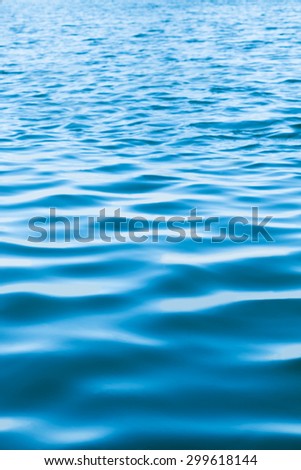 Water texture - Beautiful, clear, pure blue ripples in a body of water.