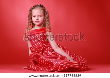 Sad ukrainian girl as a princess