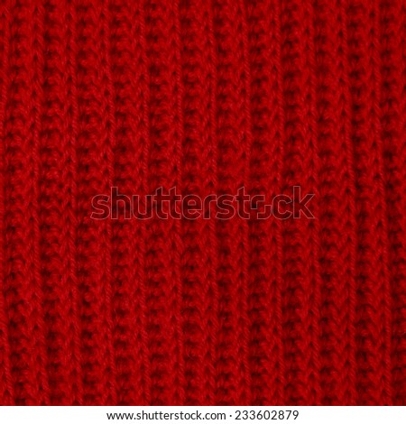 knitted pattern red/wool texture background