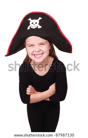 pirate hat girl