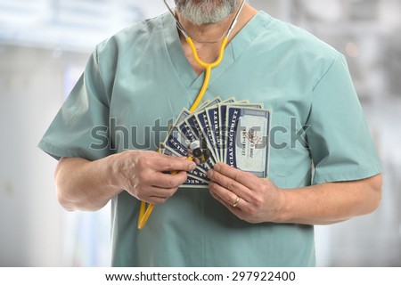 Conceptual image depicting the health of the social security system in the United States of America
