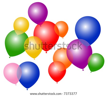 Different Colored Balloons