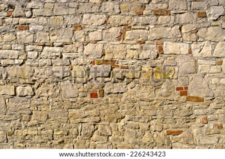 Stone wall for background usage