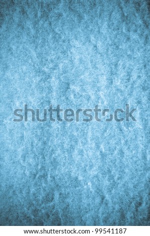 Blue fluffy blanket texture for background usage