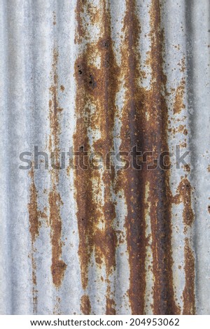 Rusted galvanized iron plate background