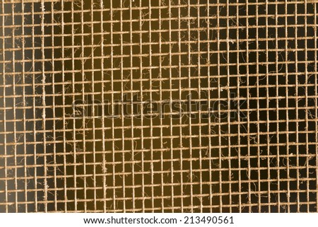 Small cell mosquito net wire screen texture background