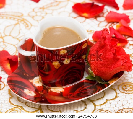 coffee and roses