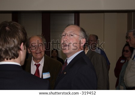 US Senator Ken Salazar, (D), Colorado, at the opening of his local office in Colorado Springs, CO, May, 2005