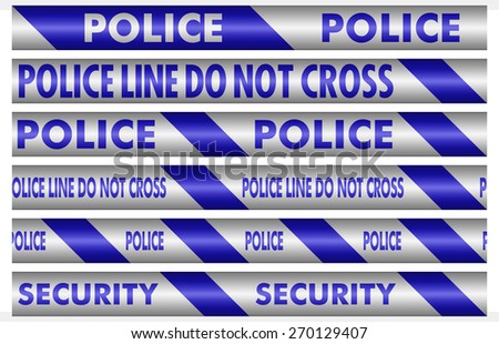 Seamless Tileable Police and Security Barrier Tape Textures
