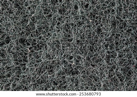 A rough, raw, fibrous textile close up. ItÃ¢Â?Â?s the back side of a spoon to wash dishes