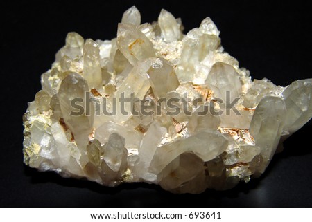 crystal mineral, quartz