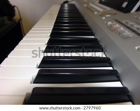Ana modern music keyboard - modern music instrument