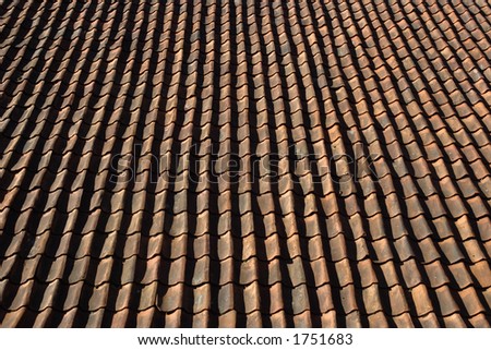 roofing tiles.