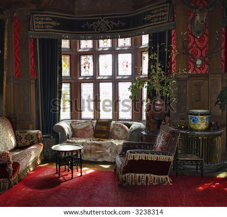 Old Castle With Antique Furniture Stock Photo 3238314 : Shutterstock