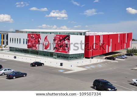 CALGARY, CANADA - JULY 27: Canadas new Sports Hall of Fame on July 27, 2012 at Canada Olympic Park in Calgary Alberta. The Hall celebrates Canadian achievement in sport, including hockey.