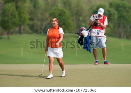 Pattaya Thailand February 16 Christina Kim Of Usa Prepares For Her Next Move During Day 1