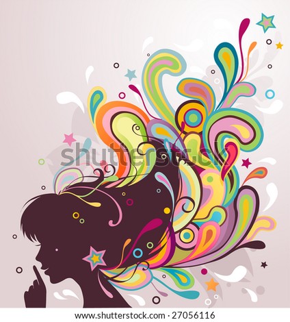 funny profile pictures. stock vector : Funny design